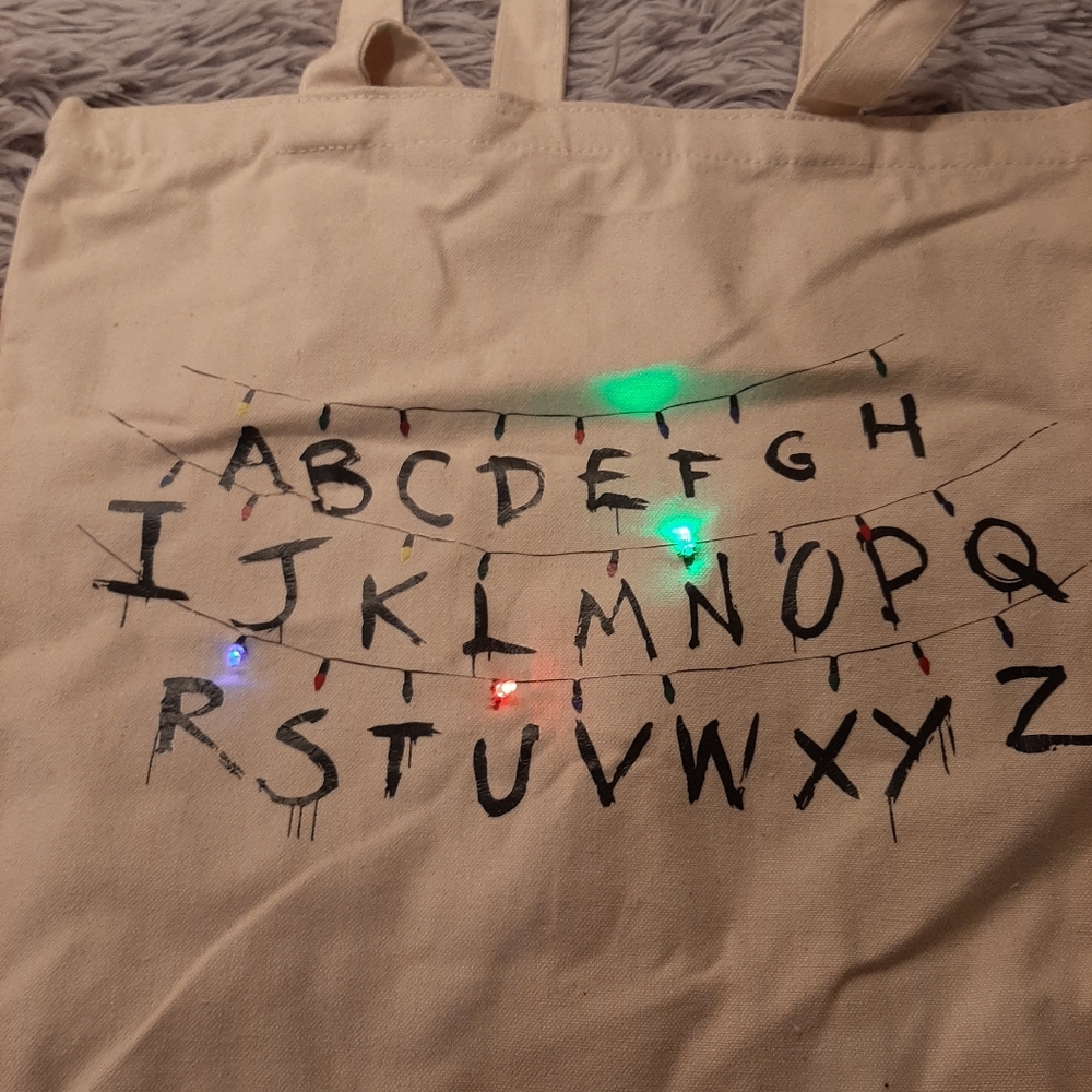 Stranger Things Light Up Tote Rare